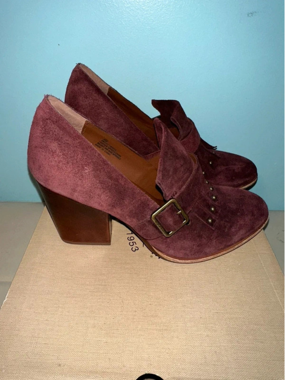 Kork-Ease Women's Prim Suede Pump Brown US 9M NWT